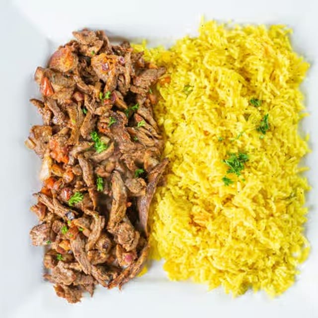 Beef & Lamb Shawarma Plate.