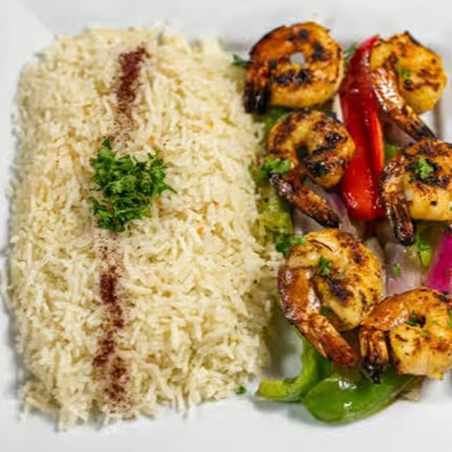 Shrimp Kebab.