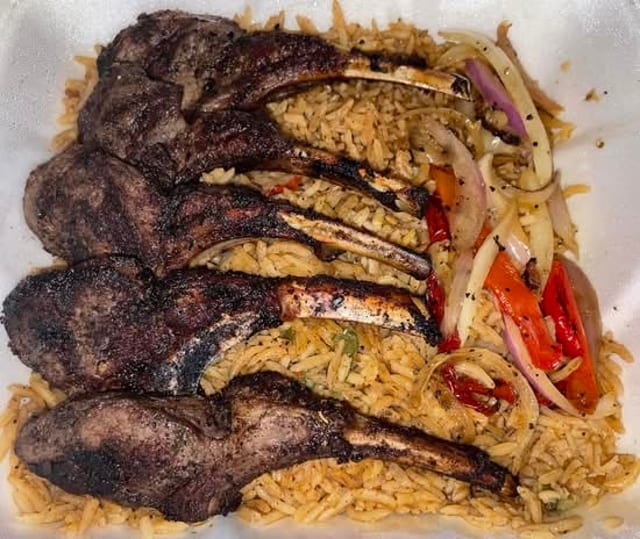 Charred Lamb Chops.
